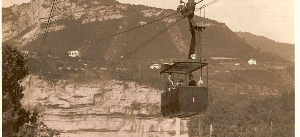 La funivia Trento-Sardagna (foto del Gruppo Trento com'era, com'è)